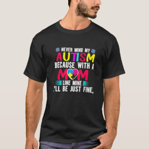 T-shirt Maman Autisme D'un Superhero Autistique Génial Fiè