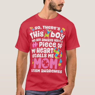 T-shirt Maman Autisme pour hommes femmes garçons filles En