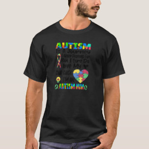 T-shirt Maman Autisme Puzzle de Sensibilisation à l'Autism
