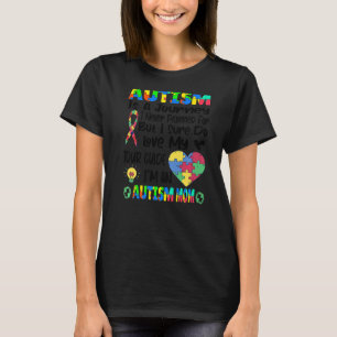 T-shirt Maman Autisme Sensibilisation à l'autisme Puzzle L