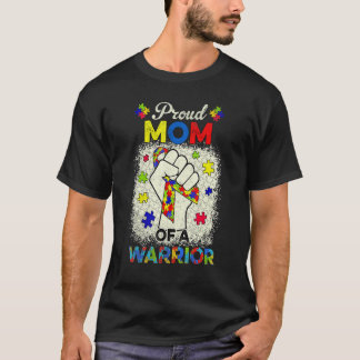 T-shirt Maman autiste de guerrier de la sensibilisation à
