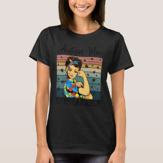 T-shirt Maman autiste Sensibilisation incassable à l'auti