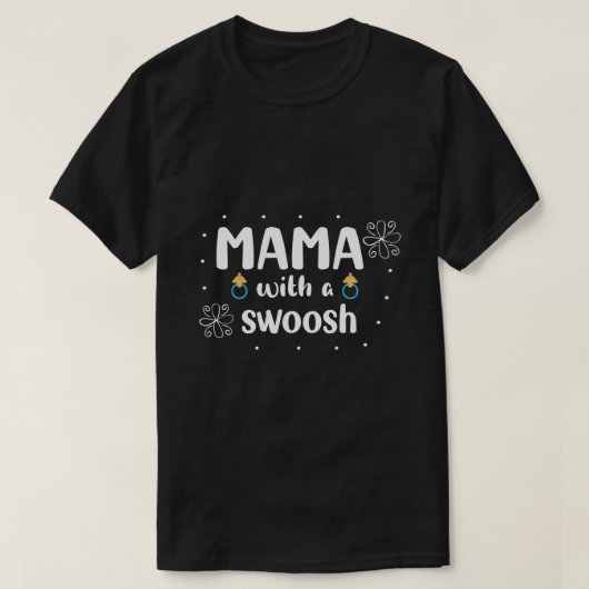 T-shirt Maman avec un Swoosh (Design devant)