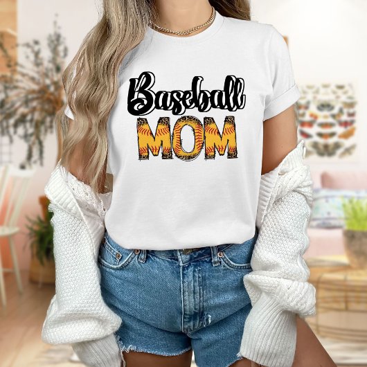 T-shirt maman baseball mignonne, maman cadeau