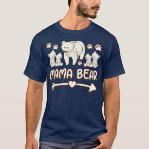 T-shirt maman bear 4 cubs shirts