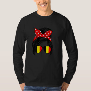 T-shirt Maman belge fille de racines belges élevée en Amér