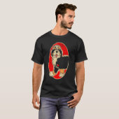 T-shirt Maman Bernedoodle (Devant entier)