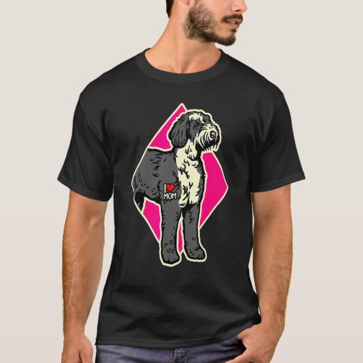 T-shirt Maman Bernedoodle 1 (Devant)