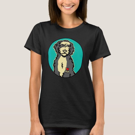 T-shirt Maman Bernedoodle 2 (Devant)