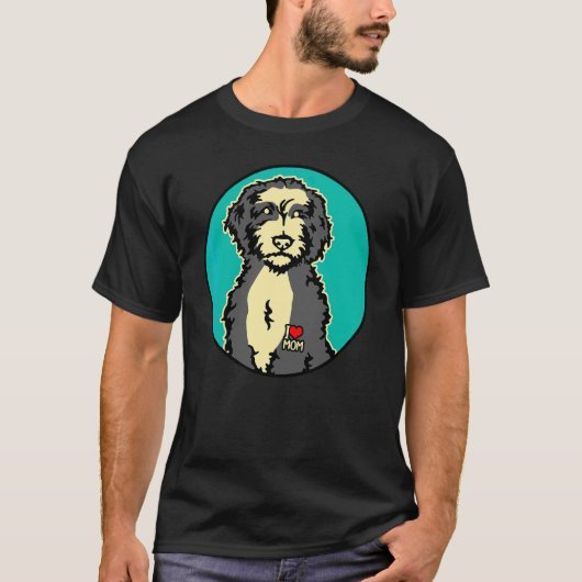 T-shirt Maman Bernedoodle 2 (Devant)