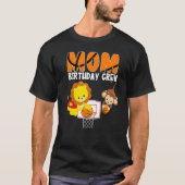 T-shirt Maman Birthday Crew Basketball Thème Lion Monkey B (Devant)