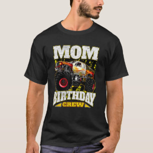 T-shirt Maman Birthday Crew Monster Truck