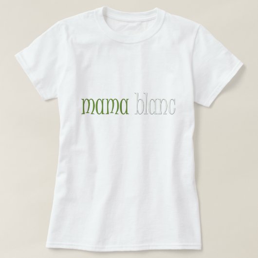 T-shirt Maman Blanc (Design devant)