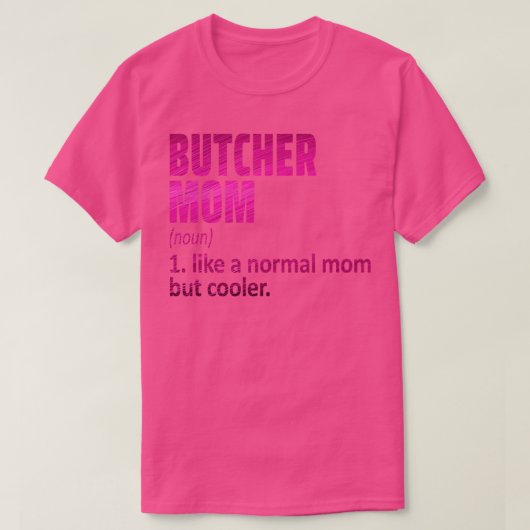 T-shirt maman boucher (Design devant)