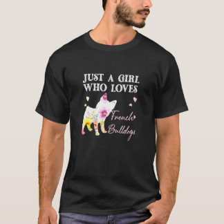 T-shirt Maman bouledogue français femme propriétaire de ch
