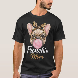 T-shirt Maman Bouledogue Français , Maman Bouledogue Franç