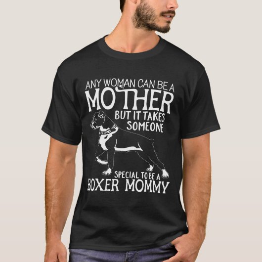 T-shirt Maman Boxer maman (Devant)