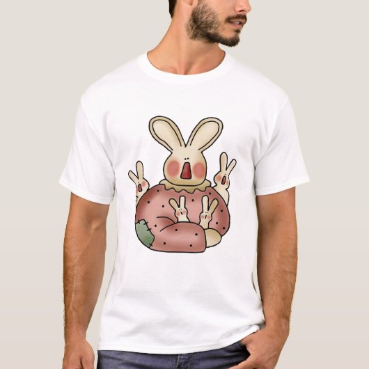 T-shirt Maman Bunny (Devant)