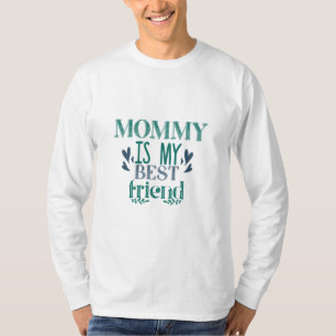 T-shirt Maman Cadeau Couple Est Mon Meilleur Ami
