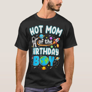 T-shirt Maman Canon De L'anniversaire Du Garçon Famille D'