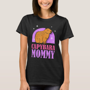 T-shirt Maman Capybara  Animal Capybaras Rongeur Maman Mèr