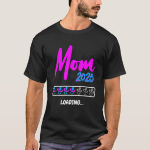 T-shirt Maman Chargement De Throbber Pour La Maman Attenan