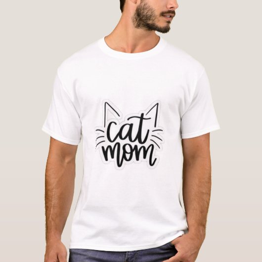 T-shirt Maman Chat (Devant)