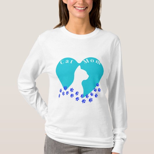 T-shirt maman chat (Devant)
