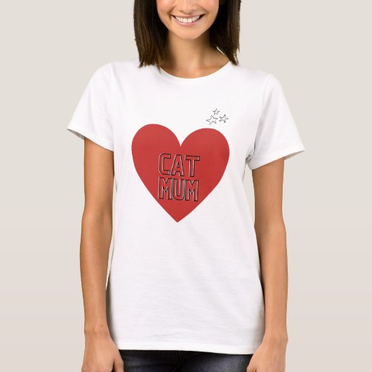 T-shirt maman chat (Devant)