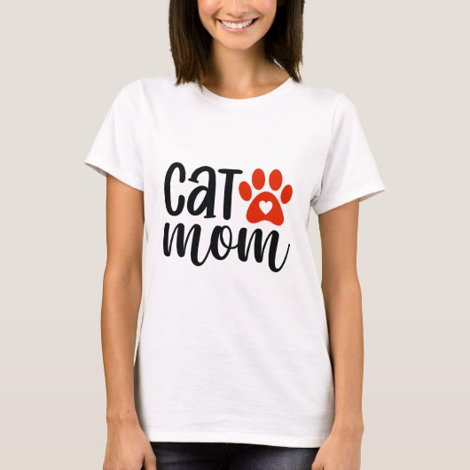 T-shirt maman chat (Devant)