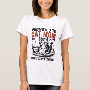 T-shirt Maman Chat 2026 Parfaitement Promue