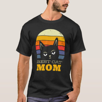 T-shirt Maman Chat Bonne Fête Des Mères Pour Famille De Ch