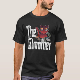 T-shirt Maman chat Catmère Chaos Mère chat Minette Maman