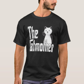 T-shirt Maman chat Chatmère folle Maman chat mignonne Kitt