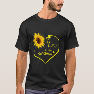 T-shirt Maman Chat Il Aime La Fête Des Mères Chat