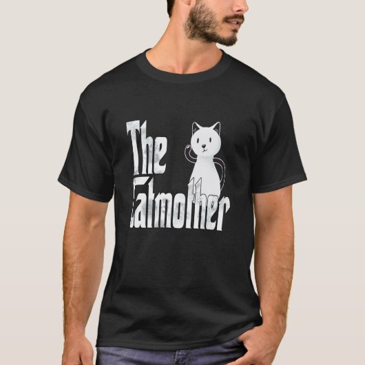 T-shirt Maman Chat Mère de Chat Folle Mignonne Mère de Cha (Devant)