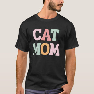 T-shirt Maman Chat Mignon Amoureux Chat Maman Félin Animal