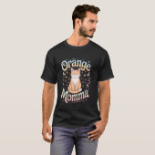 T-shirt Maman Chat Orange (Devant entier)