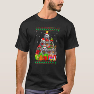 T-shirt Maman Chat Papa British Shorthair Chat Sapin de No