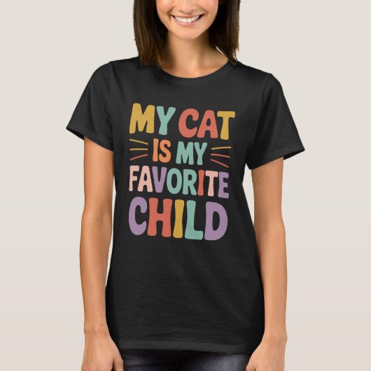 T-shirt Maman Chat Papa Chat (Devant)