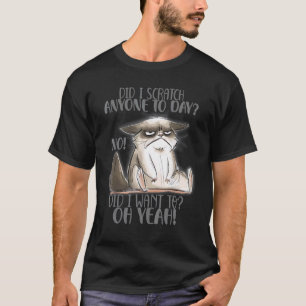 T-shirt Maman chat Papa chat Sarcastique Ai-je griffé que