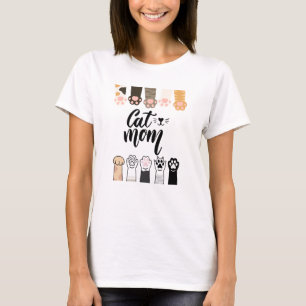 T-Shirt Maman Chat - Paquets Chat mignons Concepti