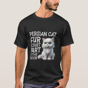 T-shirt Maman chat POIL DE CHAT PERSAN FAIT JUSTE PARTIE D