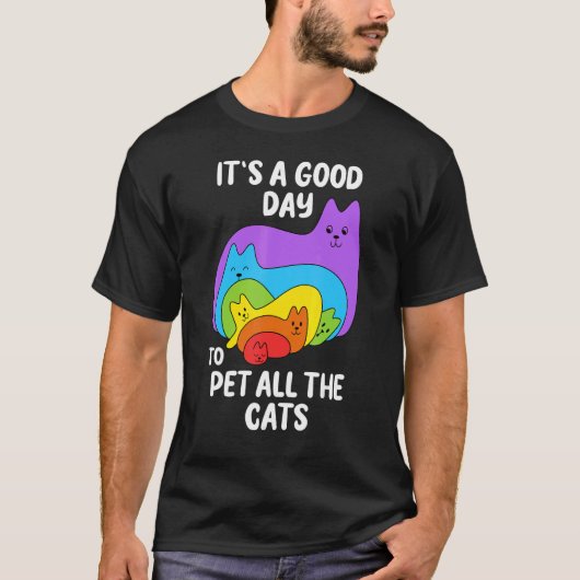 T-shirt Maman Chat Rainbow Kitten (Devant)