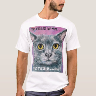 T-shirt maman chat sans enfant