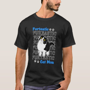 T-shirt Maman Chat Smoking Mignon Chat Smoking Fantastique