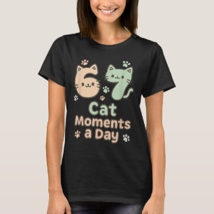 T-shirt Maman Chaton Chaton Mignon 6 7 Alpha Gen Argot Six