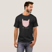 T-shirt Maman chatte chat Rose Kitty (Devant entier)