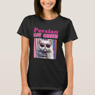 T-shirt Maman Chatte CHATTE PERSANE REINE Chats Persans Vi