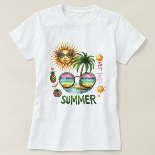 T-shirt Maman chaude (Design devant)